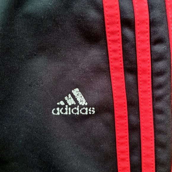 ADIDAS Climalite Black Joggers Track Pants leggings sz Small - Picture 11 of 12
